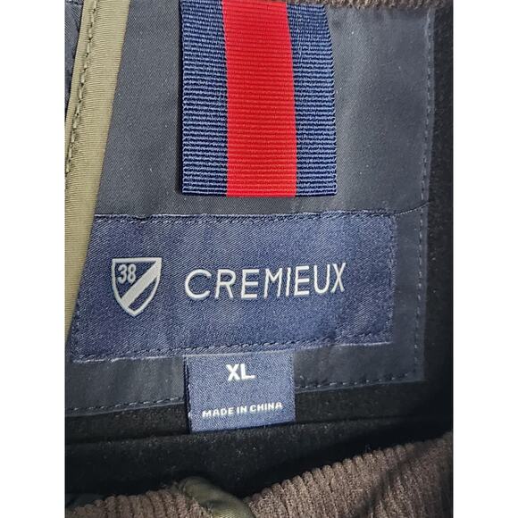 Daniel Cremieux Quilted Navy Green Trim Vest Fleece lined Outerwear size XL - Picture 4 of 8